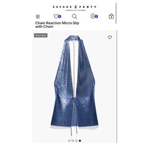 Savage X Fenty Chain Reaction Micro Slip with Chain